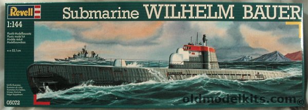 Revell 1/144 Submarine Wilhelm Bauer/ U-2540 Type XXI U-Boat, 5072 plastic model kit